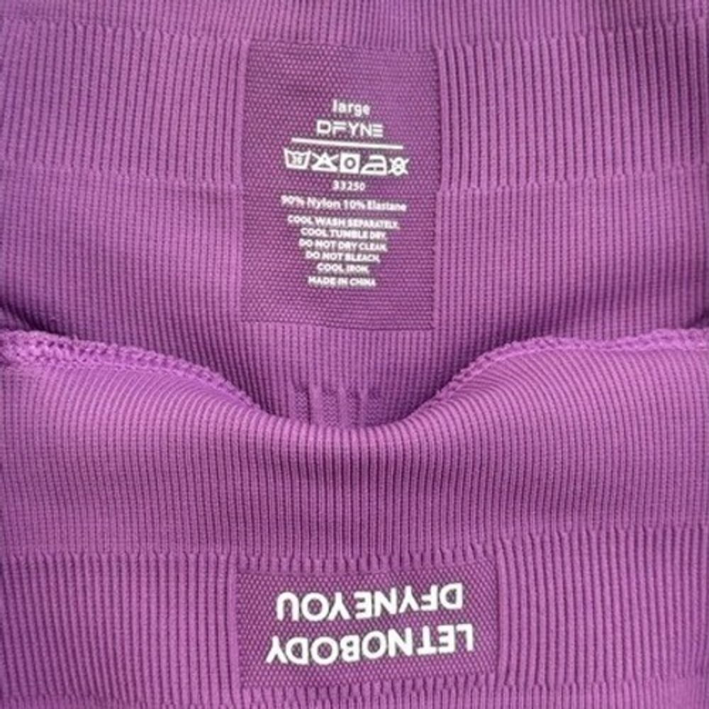 Dfyne impact shorts 4.5" grape purple large - Picture 5 of 6